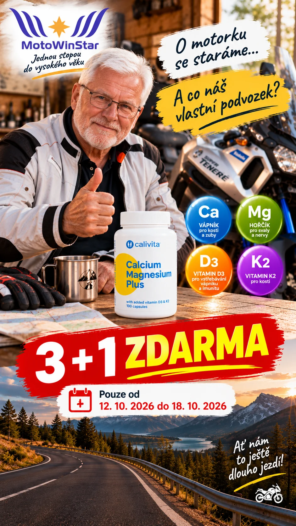 MWS Calcium akce 3+1