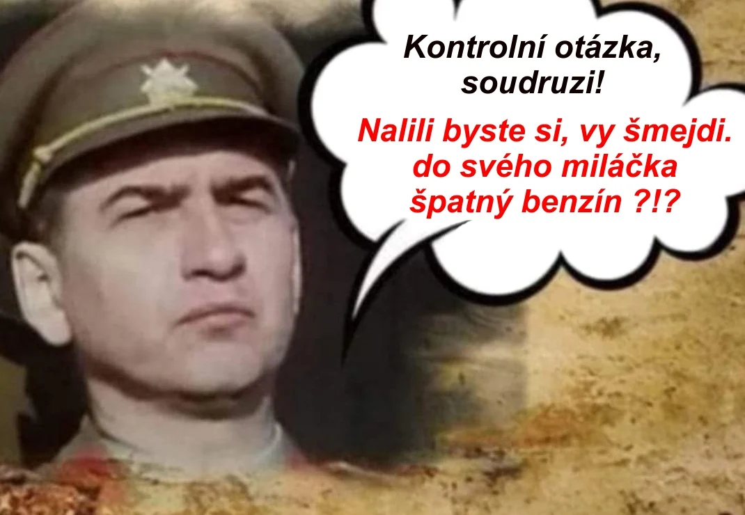 Kontrolní otázka soudruzi
